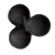 Copetinero de barro negro, 18 cms de diámetro (1118) - comprar online