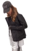 Campera de cuero ecológico, negra, talle L (st160224) - tienda online