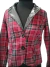 Chaqueta elastizada, ciruela y negro, talle L (ai050614)