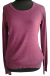 Sweater de hilo y lycra, bordo, largo, talle unico (in110317) - Namaste Argentina