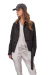 Campera de cuero ecológico, negra, talle L (st160224) - comprar online