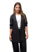 Blazer sastrero a rayas, negro, talle M (st010224)