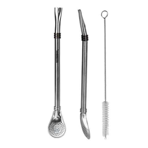 Bombilla acero inoxidable Waterdog BULB02 con cepillo