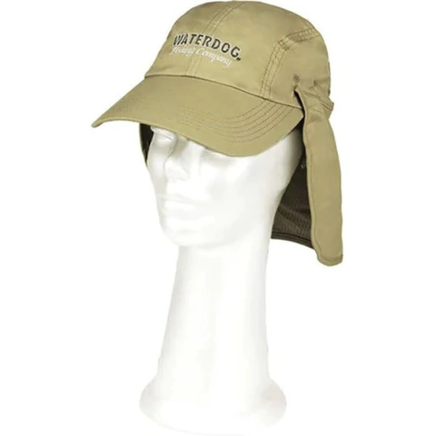 Gorra Waterdog CAP502 con cubre nuca verde
