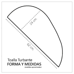 TURBANTE CLÁSICO LILA EN TOALLA DE ALGODÓN en internet