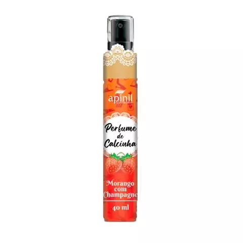 Perfume de Calcinha Aromático Morango com Champanhe 40ml Apinil