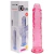 Piroca Dildo ROSA Realístico Transparente 21,5 X 4,2Cm Sexy Import