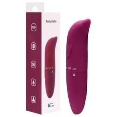 Vibrador Golfinho Toque Aveludado Vinho Sexy Import