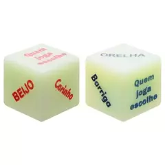 Dados Do Amor Fluorescente Unissex Duplo Diversão Ao Cubo - comprar online
