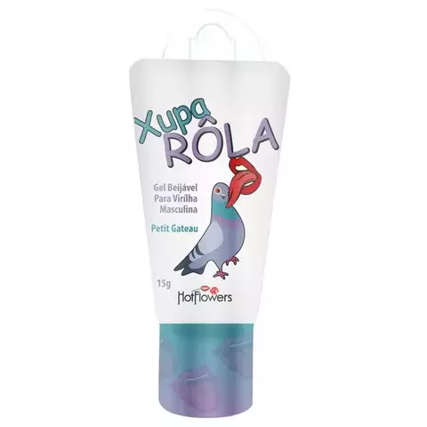 BRASILEIRINHO XUPA ROLA GEL BEIJÁVEL 15G LINHA XUPS HOT FLOWERS