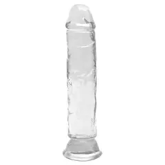 Pênis Realístico Com Ventosa Tpe TRANSPARENTE 25 X 4,2Cm Yaffa - comprar online