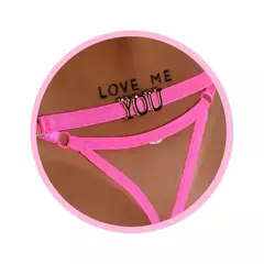 Calcinha Neon ROSA Personalizavel Tallyta Moda Apimentada na internet