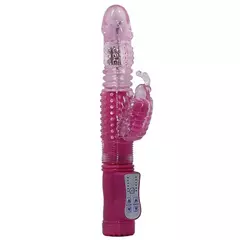 Vibrador Jack Rabbit Vai e Vem com 36 Modos de Vibração e Rotação Rosa Sexy Import - comprar online