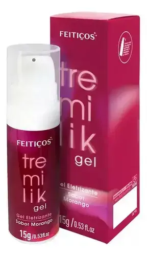 Tremilik Gel Vibrador Líquido Beijável MORANGO 15g Feitiços