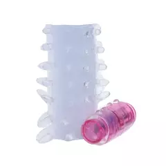 Capa Peniana Vazada Em Silicone Com Vibro - comprar online