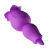 Vibrador De Clitóris Rosa Dupla ROXO Com Pulsação E Língua Sexy Import na internet