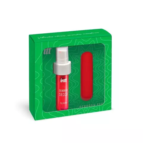 Kit com Bullet Cápsula Vibrória e Calda Picante 11g Linha Deborah Secco Intt - comprar online