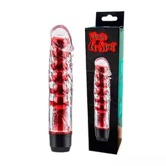 Vibrador Personal com Capa com Texturas Vermelho na internet
