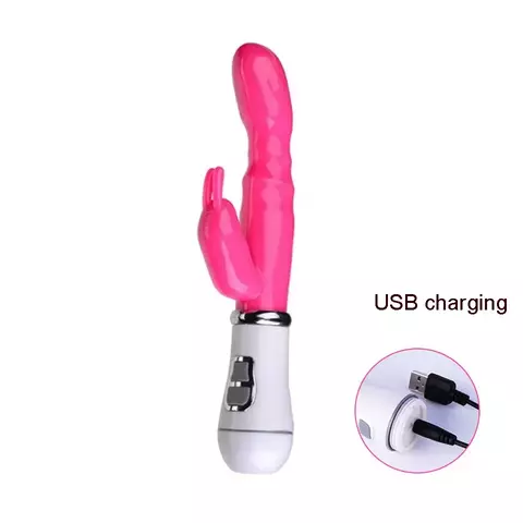 VIBRADOR Rabbit RECARREGAVEL 12 VIBRAÇÕES PINK