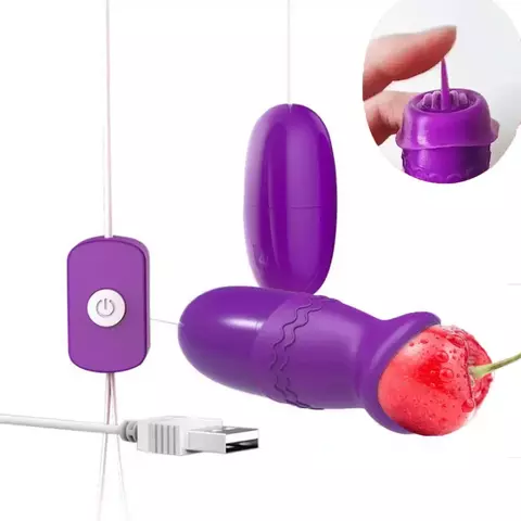 Vibrador duplo ROXO