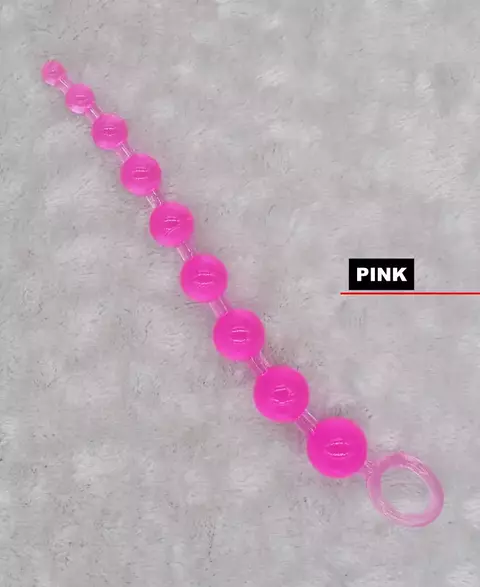 PLUG SILICONE 10 ESFERAS SILICONE PINK