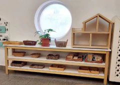 Mueble de Estantes en Guatambu y Melamina Blanca - comprar online