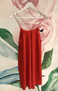 Vestido espalda cruzada - comprar online