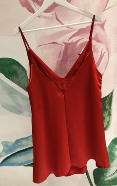 Vestido Lencero Rojo en internet