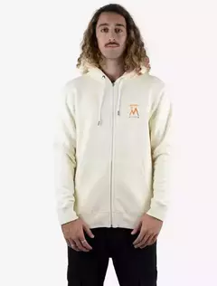 CLASSIC FLEECE ZIP GEOPEAK BEIGE (8413) - comprar online