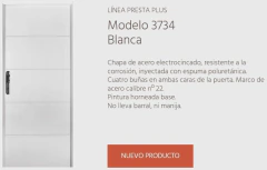 PTA PRESTA MOD 3734-80 MCHBLANCO DER. OBLAK - comprar online