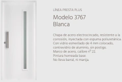 PTA PRESTA MOD 3767-80 MCHBLANCO DER. OBLAK - comprar online