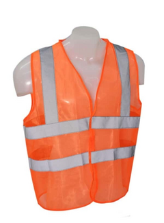 CHALECO NARANJA POLIESTER XL NUB 6416 REFLECTIVO - comprar online