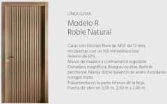 PUERTA GEMA MOD R 70/10 MMROBLE DER. OBLAK - comprar online