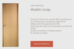 PRACTIKA LENGA 70/10 MMEDER. OBLAK PUERTA - comprar online