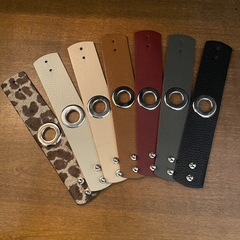 Pulsera CUERO Ojalillo