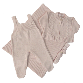 Kit Saída Maternidade 3 Peças Rosa - comprar online