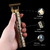 T9 Ouro Profissional Aparador De Cabelo Para Homens, USB Recarregável, Máquina - CHINOCO