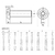 Hexagon Socket Cap Screw Kit, aço inoxidável, Pan Head, Allen Bolt, arruela de - comprar online