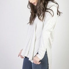 Buzo mujer, deportivo con capucha, rayón viscoso, modelo exclusivo, color gris o negro - comprar online