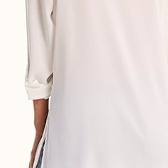 Camisa mujer chifón, hombro descubierto, marca Rimmel, estilo urbano casual, manga 3/4 - MARÍA VICTORIA - Ropa y accesorios - Tienda Online