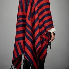 Ruana rayada Rimmel - MARÍA VICTORIA - Ropa y accesorios - Tienda Online