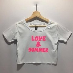 Remera Santa Isabella top corto mujer estampado Love & Summer en internet