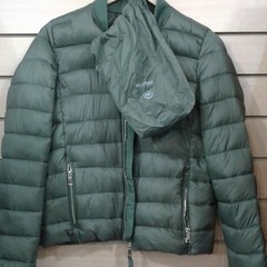 Imagen de Campera mujer inflable impermeable abrigada cierres metálico bolsa para guardar sin capucha