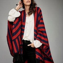 Ruana rayada Rimmel - comprar online