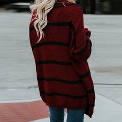 Cárdigan Rayado amplio - MARÍA VICTORIA - Ropa y accesorios - Tienda Online
