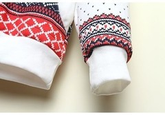 Sweater mujer geométrico, con capucha (hoddie) con forro interior y bolsillos delanteros, importado - comprar online