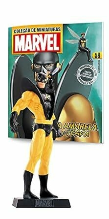 Coleção de Miniaturas Marvel 58: Jaqueta Amarela e Vespa