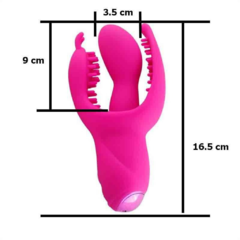 VIBRADOR RAMPANT BUNNY 3 PUNTOS DE ESTIMULACION - Ambulant shop