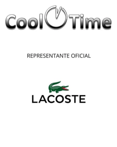Reloj Lacoste Hombre Boston Cronógrafo 2011346
