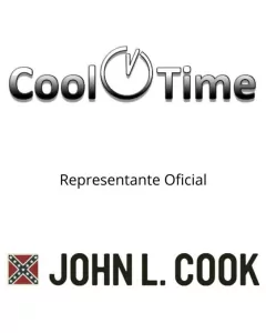 Pulsera John L. Cook Hombre JLC106 Cuero Sintético Acero - Cool Time